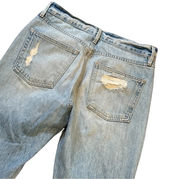 3x1 Cotton Distressed Straight Jeans in Marco - Picture 9 of 11